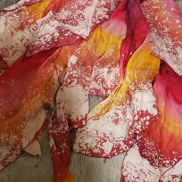 Custom made Chinese silk flow skirt - Picture 3 of 9